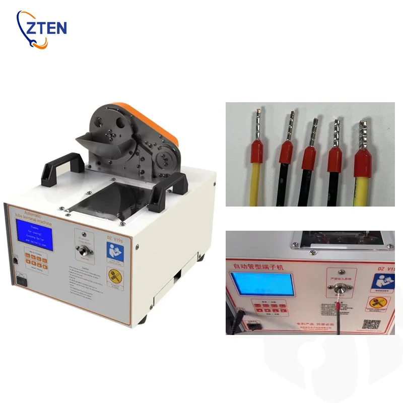

Automatic Tube Terminal Machine 0.5/0.75/1.0/1.5/2.5 European Pin Tube Type Terminal Stripping Playing Terminal Crimping Machine
