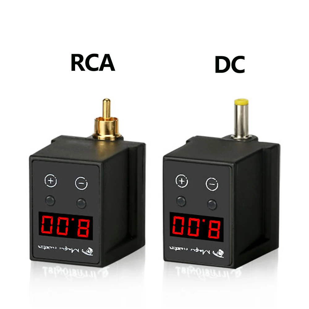 

Wireless Tattoo Power Supply RCA/DC Jack Mini Power Device Rechargable Battery For Rotary Machine Pen Tattoo Supply Hot Sale