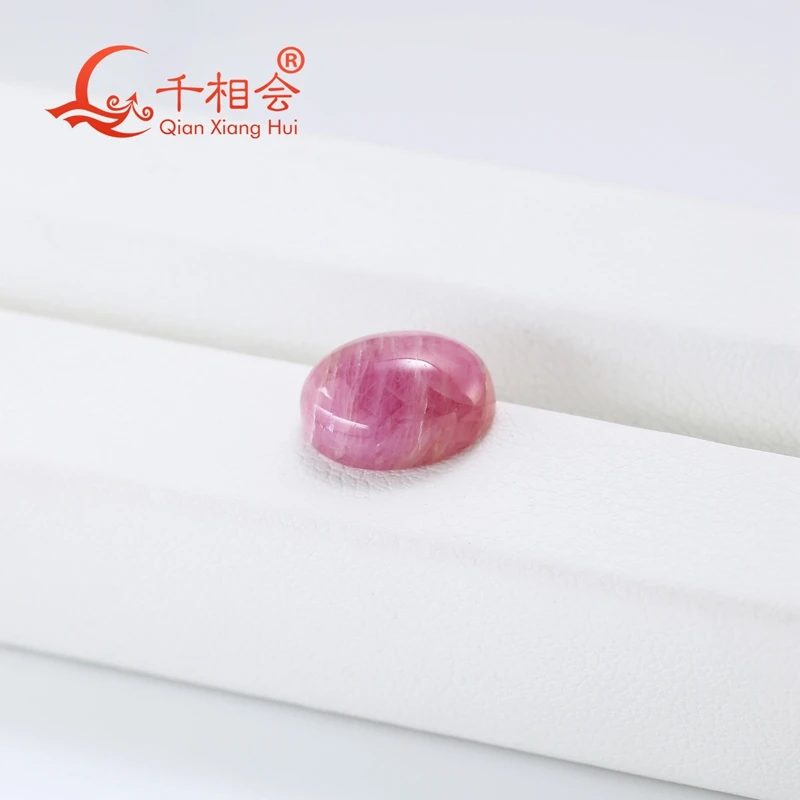 5.81ct oval shape  cabochon Natural ruby opaque red color  Decoration Gifts Loose Gemstone GRC certificated