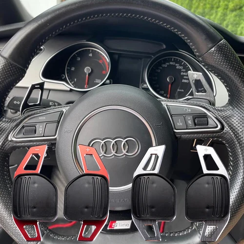 Imagen 1 del producto Nueva extensión de palanca de cambios de volante para Audi A3 S3 8V A4 S4 A5 S5 B8.5 A6 S6 A7 S7 C7 Q5 Q7 2013 2014 2015 2016