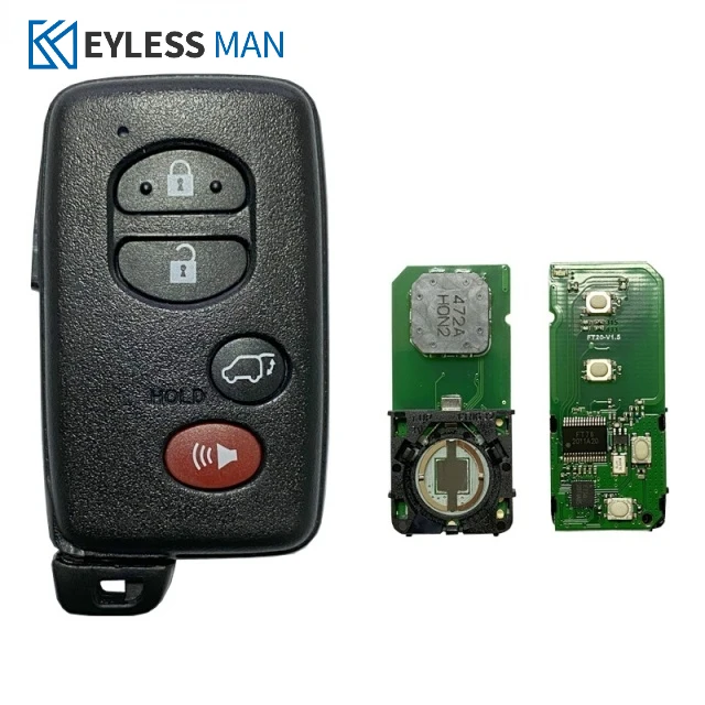 Smart Remote Key Fob For Toyota 2008-2013 Highlander 4 Button FCC HYQ14AAB PN 89904-48110 Board 271451-0140 314MHZ