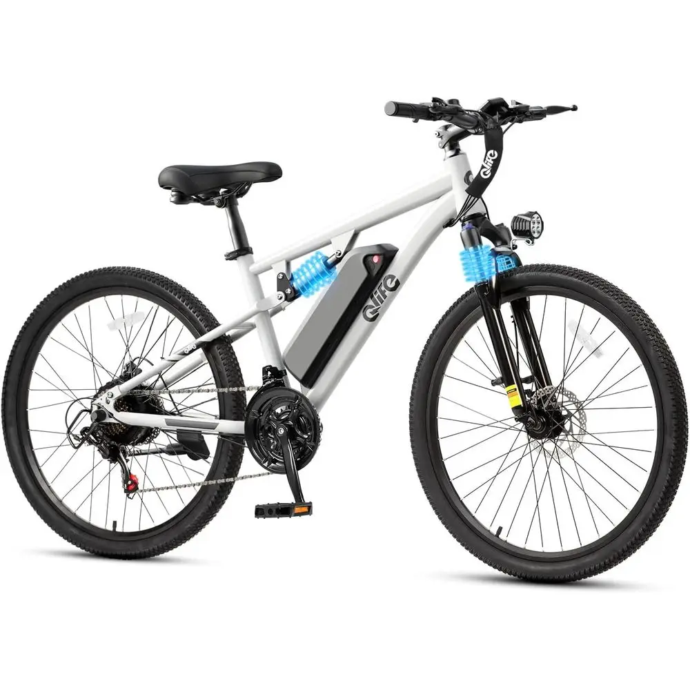 

Electric Bike or Adults/Teens Racer, 20+MPH 21-Speed Peak 1200W BrushlMotor Adult Electric ycles, 48V 10.4Ah Removable Battery M