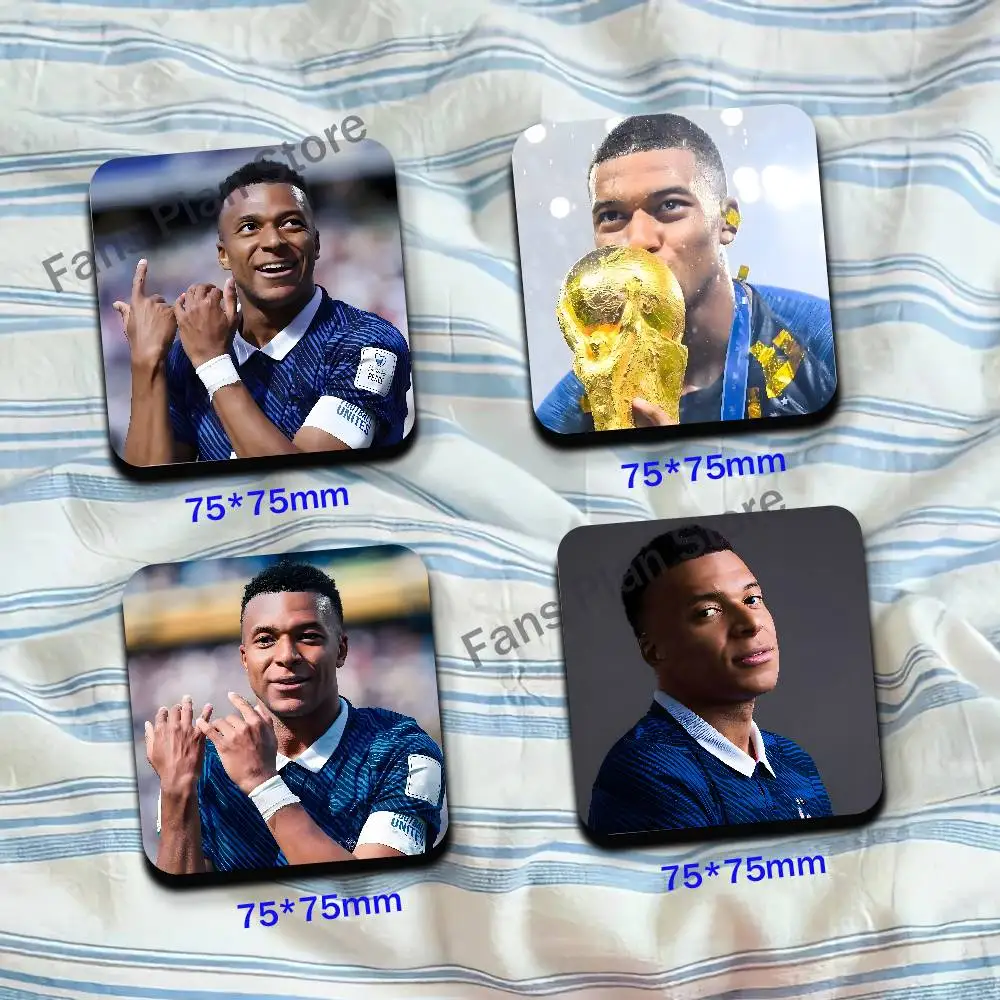 M-Mbappe Football Refrigerator Magnets Cute Cartoon Magnetic Personality Decorations Creative Gifts