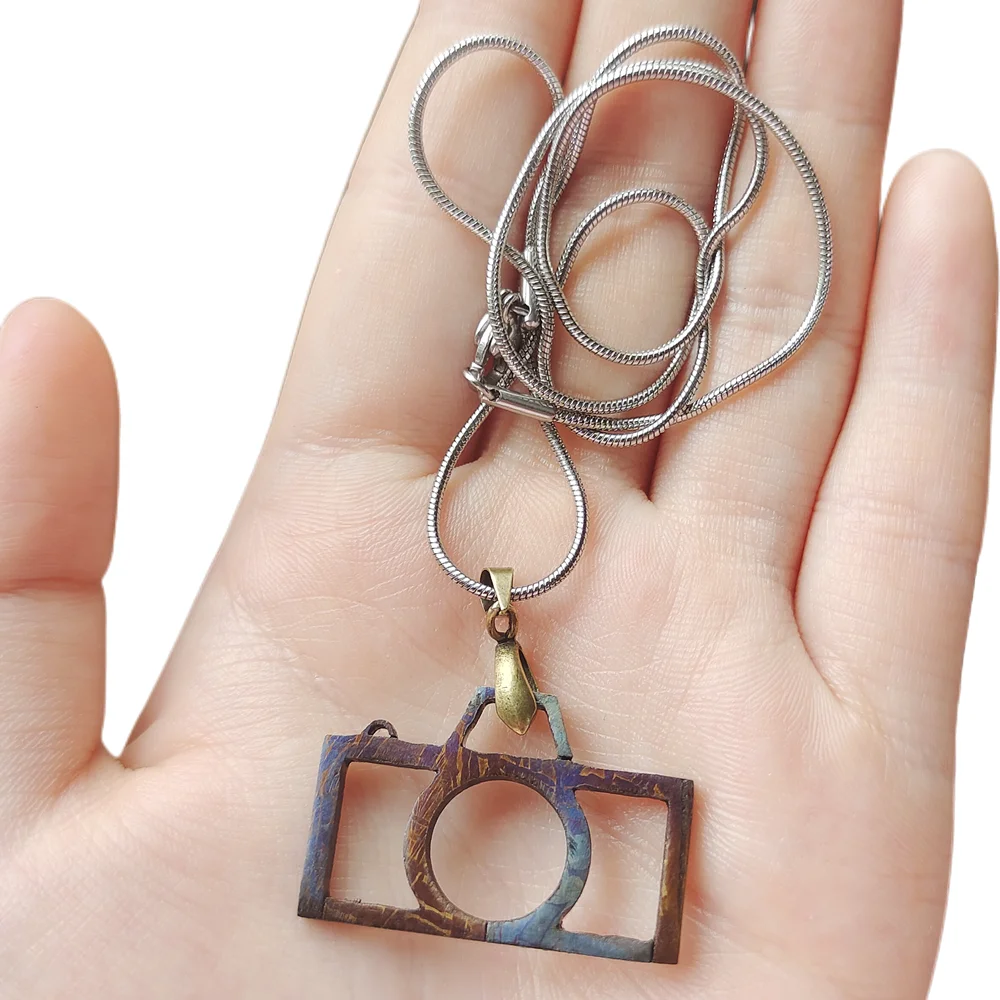 

Muonionalusta Iron Meteorite Necklace Natural Meteorite Material Pendant Jewelry Iron Meteorite Specimen Collection