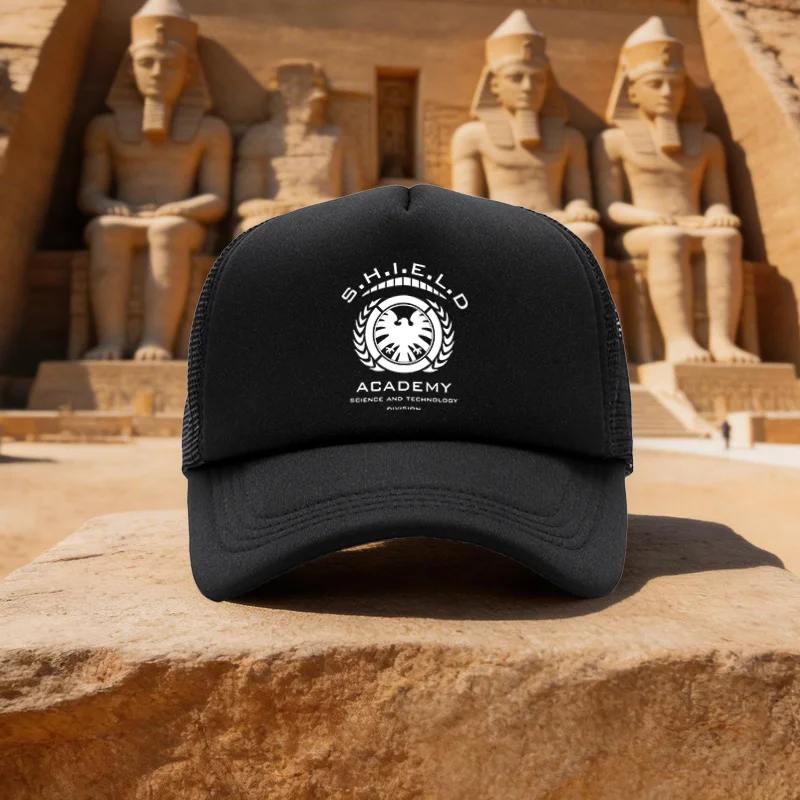 Gorra de béisbol unisex Scott Shield Academy de malla, gorra con visera, para correr, caminar, acampar, disponible en varios colores, regalo ideal