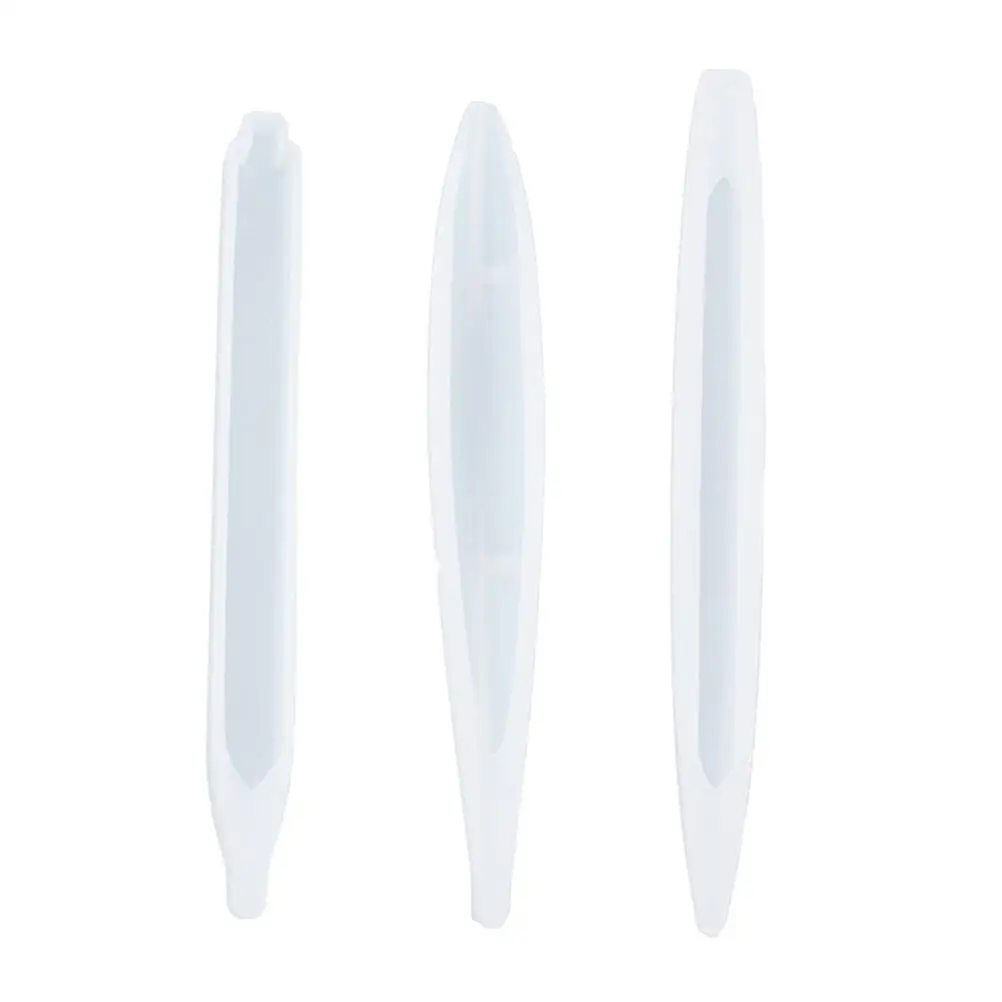 

3 Pcs Ballpoint Pen Mold Pens DIY Silicone Resin Casting Molds Silica Gel Epoxy