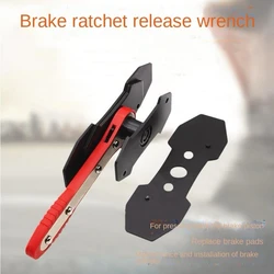 Ratchet brake cylinder separation tool, brake cylinder return brake pad replacement tool, brake pad replacement tool