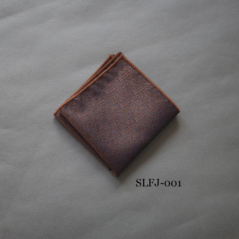 5pcs Men's Suit Dyed British Pocket Towel Korean Version Casual Pattern Business Groom Chest Towel Wearing Handkerchief