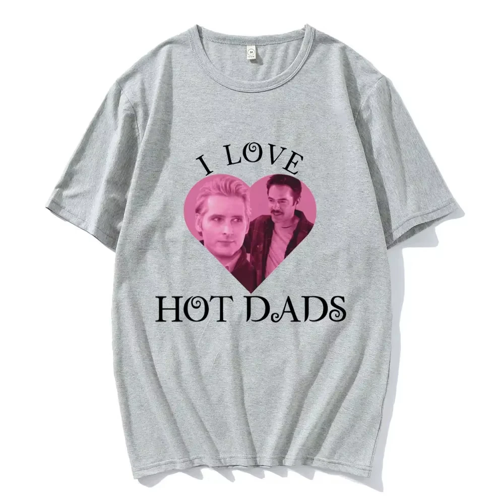 أنا أحب الآباء الساخنة تي شيرت الشفق ساغا تشارلي سوان بيلي بيرك الجرافيك بلايز الرجال النساء القطن المتضخم تي شيرت الشارع الشهير