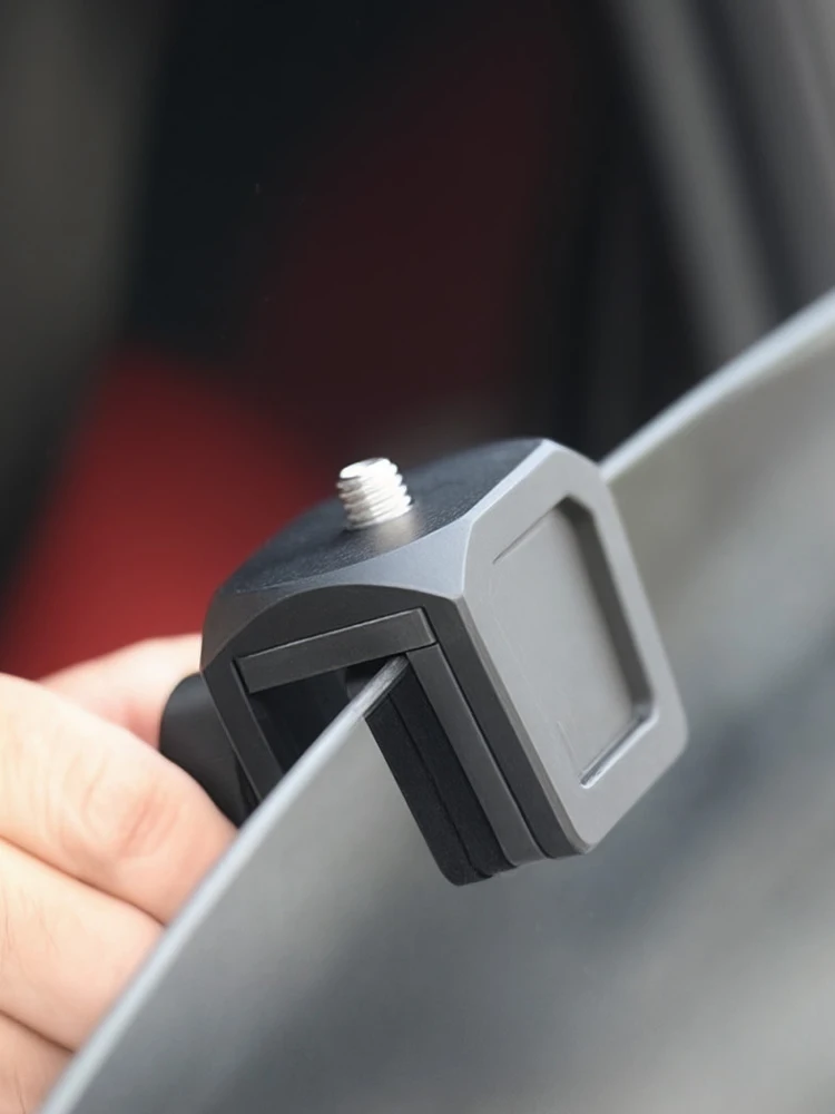 FANAUE Multi-functional Aluminum Alloy Window Clip with 3/8-inch Threaded Hole for Photographic and Observation Equipment