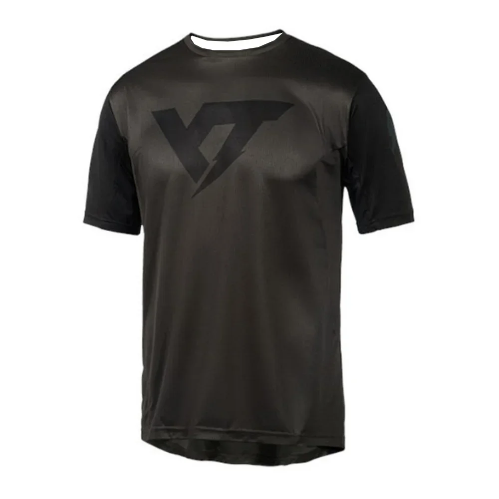 YT Industries Lightning Logo Mountainbike Kurzarm-Trikot, Schnelltrocknendes Atmungsaktives MTB-Radsport-Shirt für Männer und Frauen – Detail 3