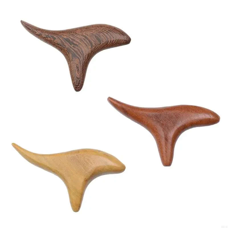 

D0UE Терапевтический деревянный массаж с 3 наконечниками для релаксации всего тела, ручное устройство управления для взрослых