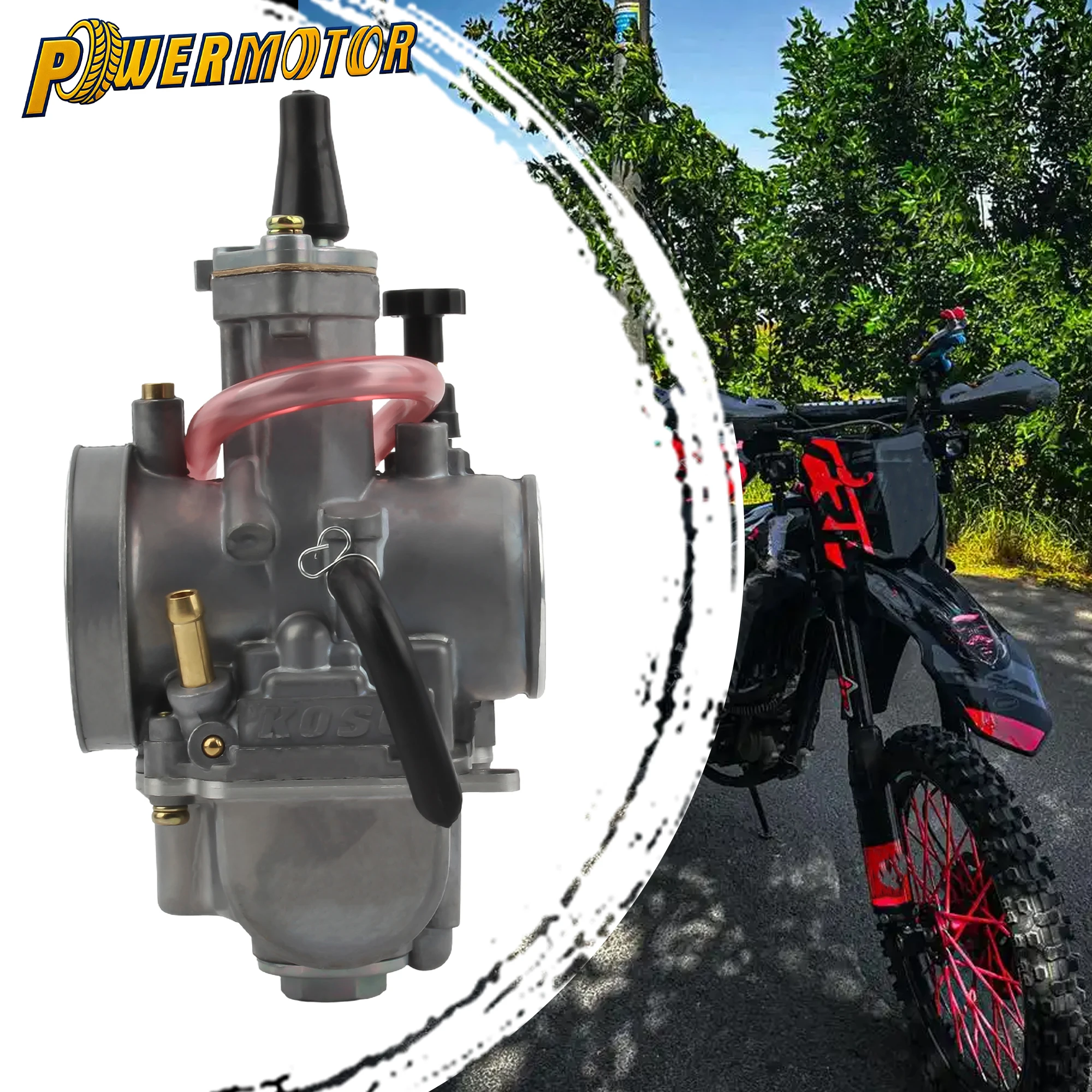 

Motorcycle Carburetor 28mm 30mm 32mm 34mm 50cc-200cc For Yamaha Honda 2 Stroke Engine ATV Dirt Bike Universal Accessories Enduro