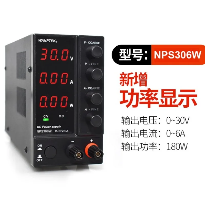 

Fixed Test Adjustable DC Regulated Power Supply NPS306W Digital Display Notebook Mobile Phone Maintenance Power Supply NPS3010W