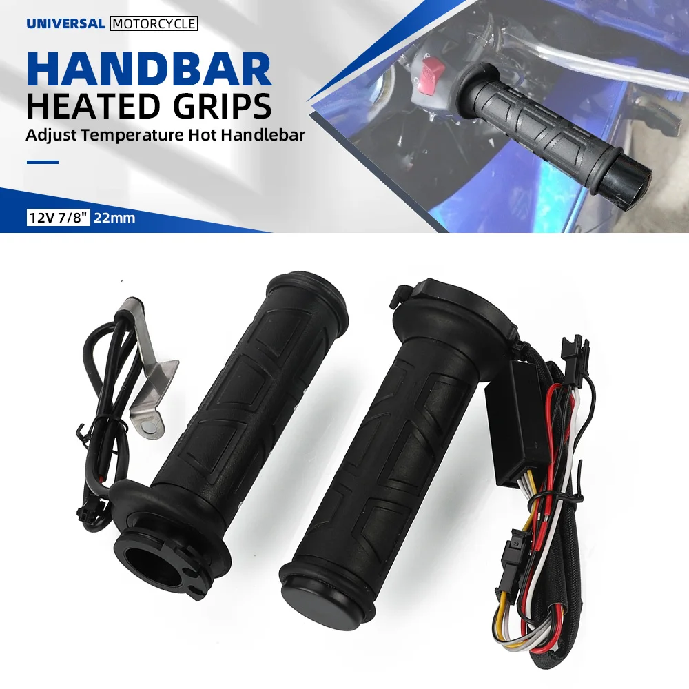 

Heated Grip For Honda NC750X CB500X CB 500X NC750 X 2013-2023 2022 2021 2020 2019 2018 12V 7/8" 22mm Motocross Hot Hand Grips