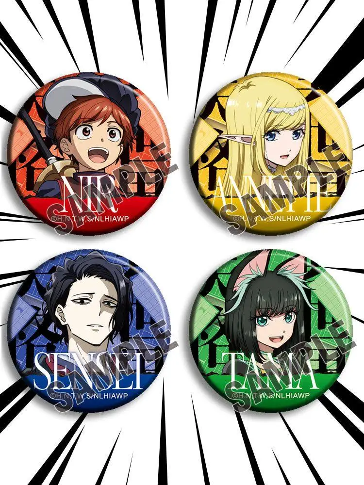 Japan Anime Isekai Shikkaku Pins Badge No Longer Allowed In Another World Cosplay Cartoon Garniture Itabag Bedge Brooch DADGE