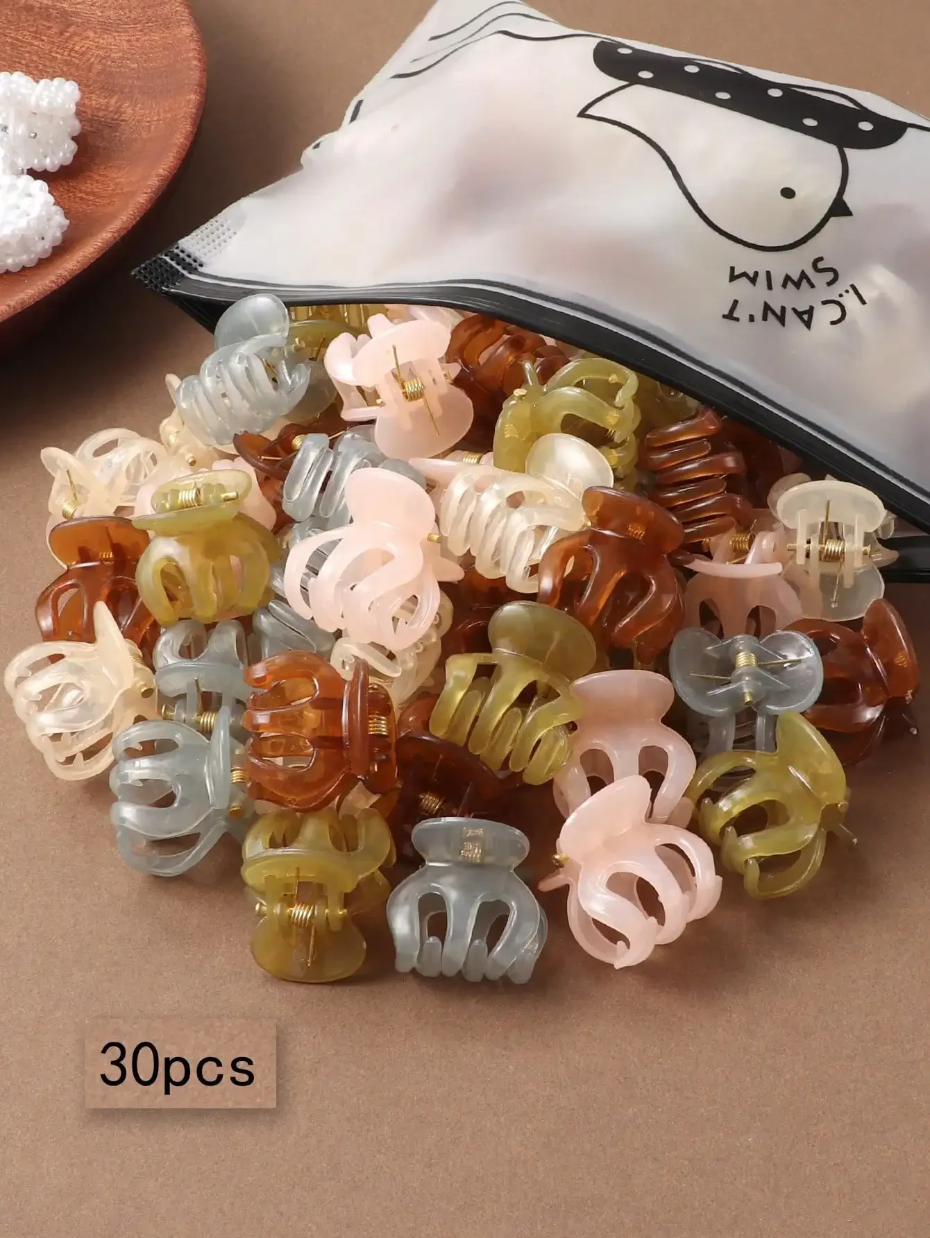 

30pcs Medium Hair Claw Clips For Women Casual Hair Accessories