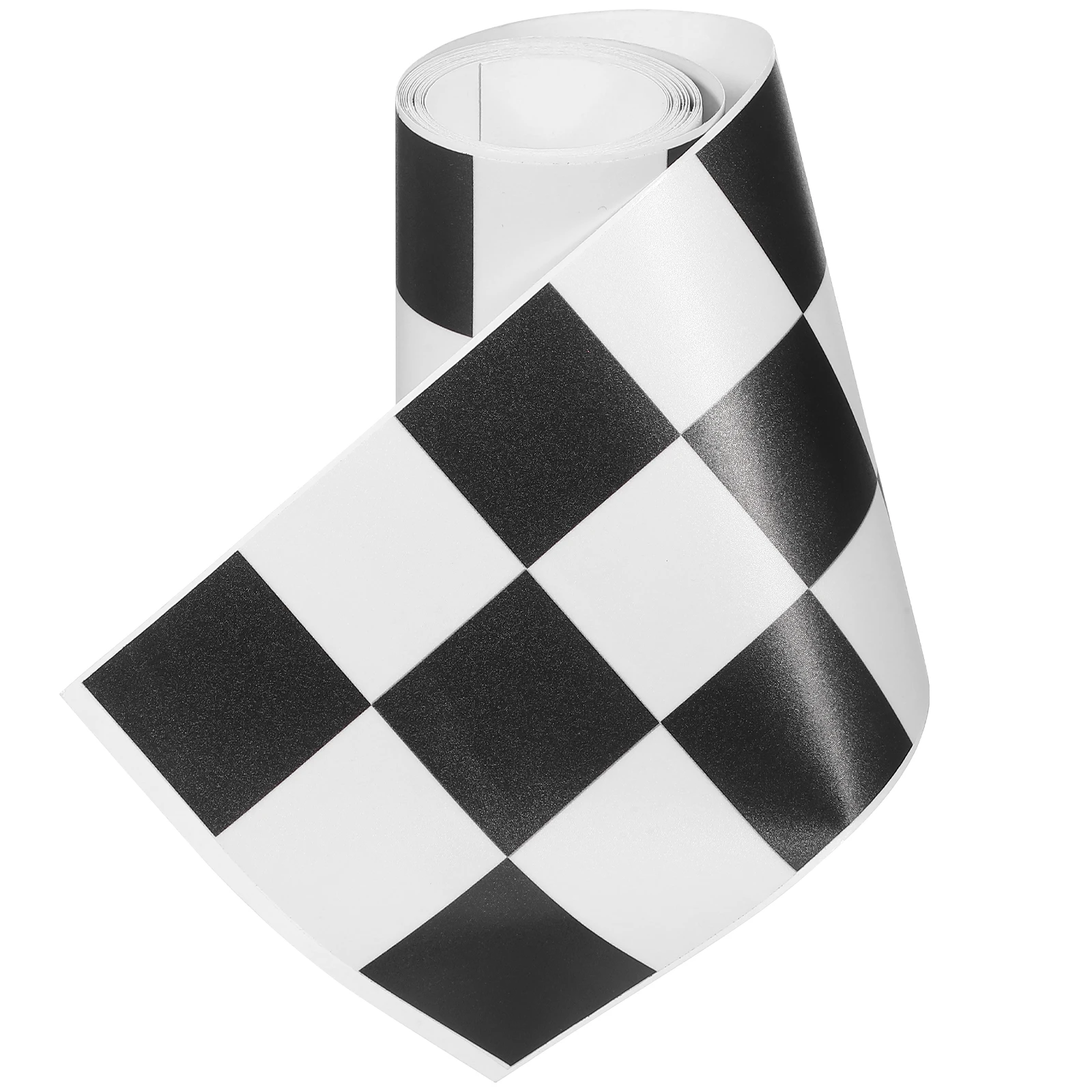 

1 Roll Bulletin Board Borders Checkered Stickers Chalkboard Trim Wall Decal for Classroom Decor Blackboard Border Decoration