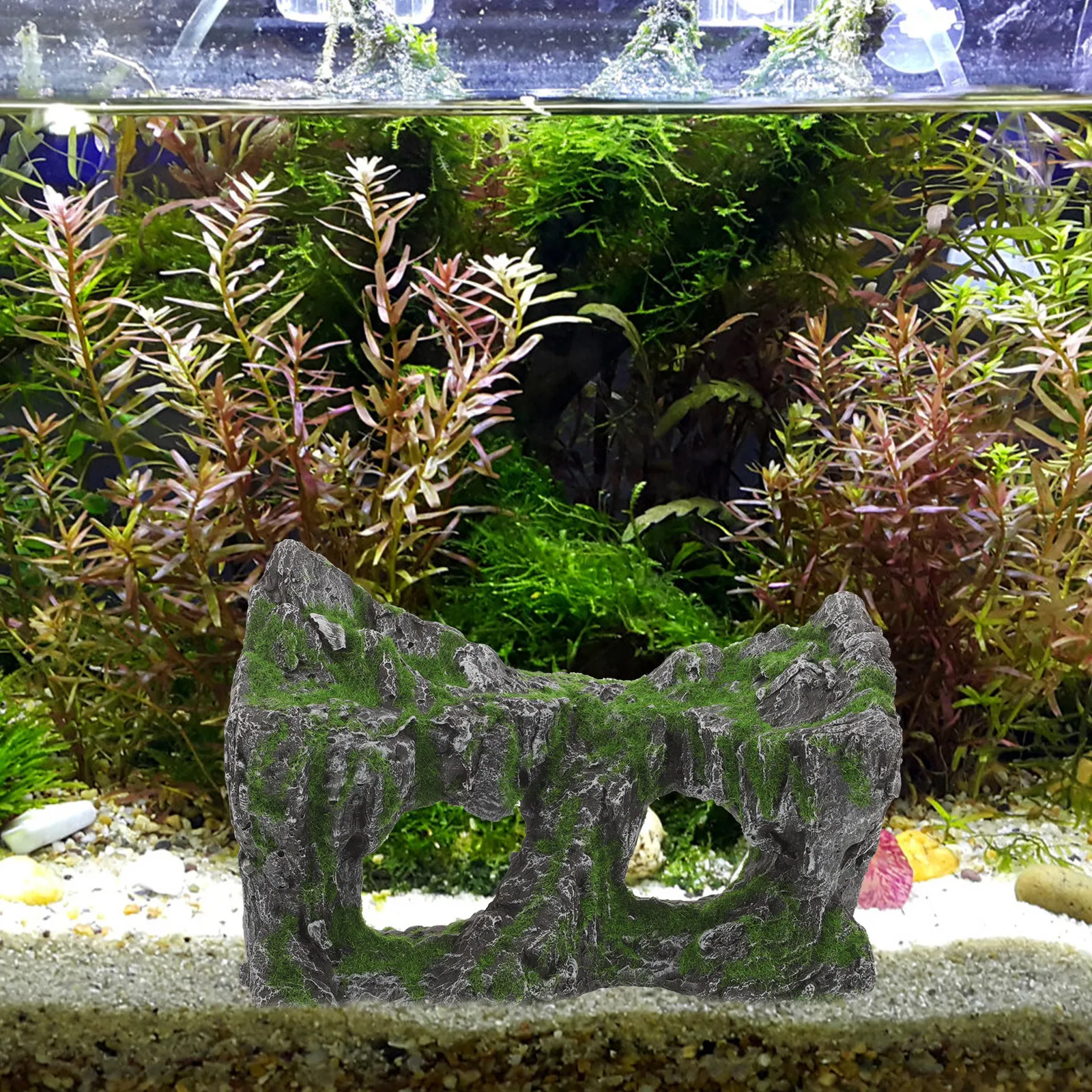 

Aquarium Rockery Durable Landscape Ornament Micro Landscape Rockery Decoration Fish Tank Bonsai Ornament Aquarium