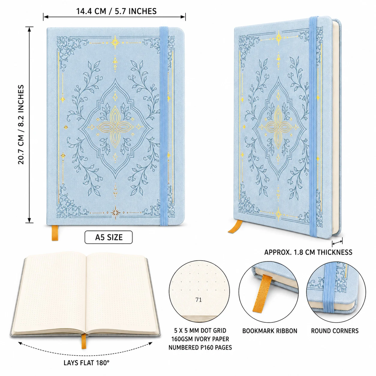 Quaderno A5 a Puntini con Cope - Notebook Dotted A5 recensione e prezzo