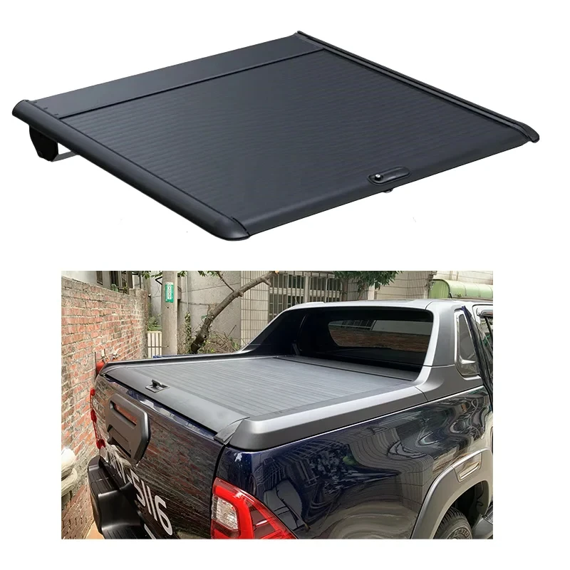 

High Quality Aluminum Manual Roller Lid Cover 2015+ for Hilux Rocco Double C Tonneau Cover