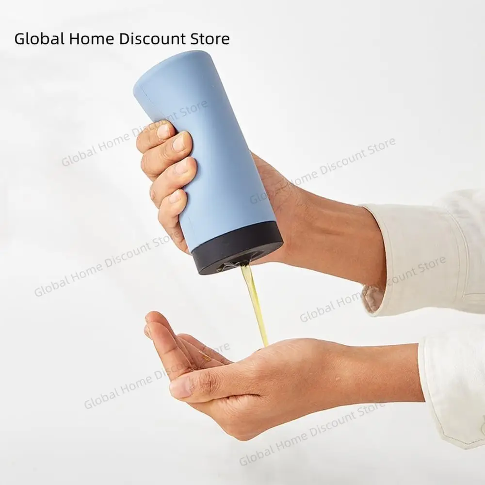 New Refillable Dish Soap Squeeze Bottle Leakproof Silicone Washing Up Liquid Squeeze Dispenser Shampoo Conditioner Dispenser