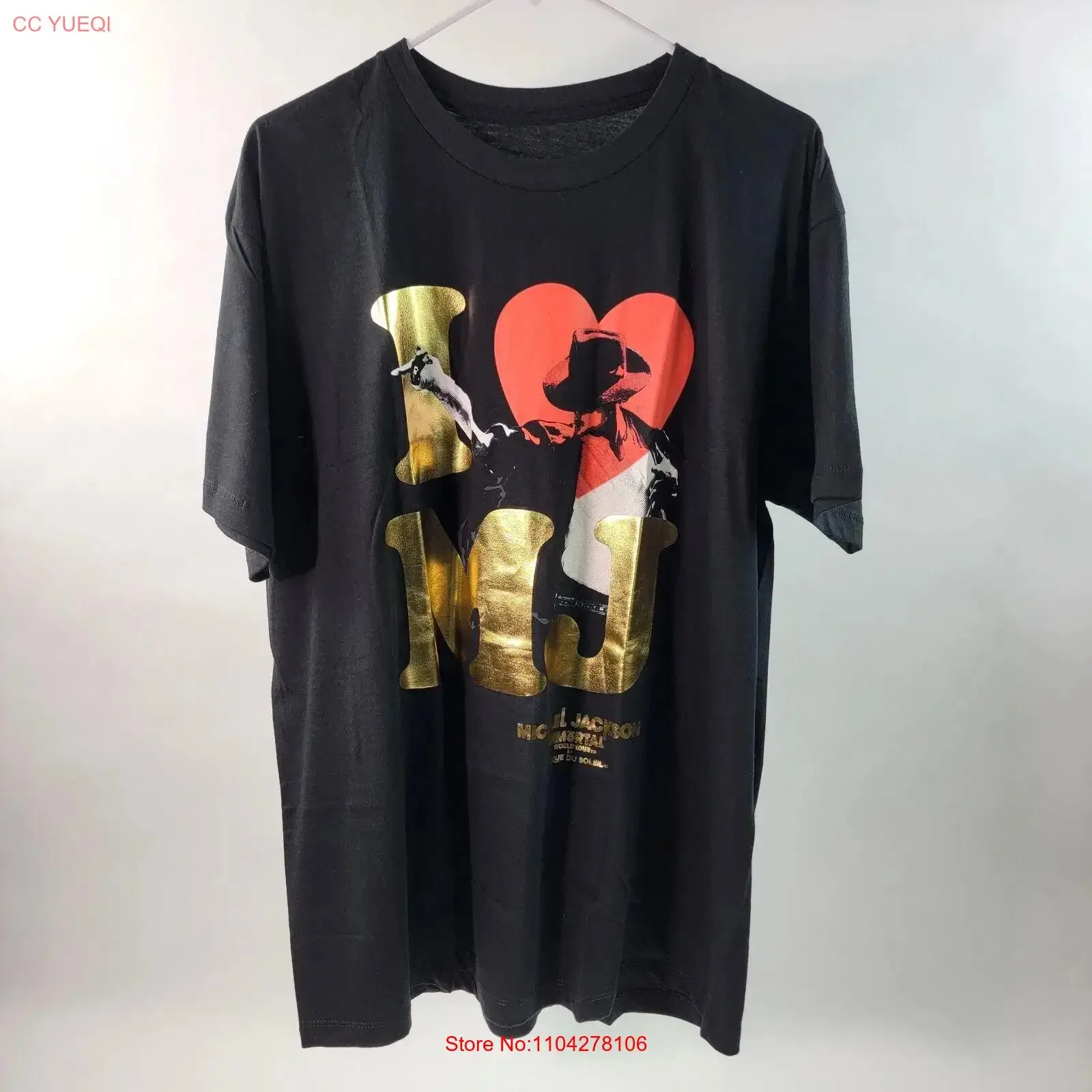Michael Jackson T Shirt XL The IMMORTAL World Tour by Cirque Du Soleil New vintage Washed Soft Comfortable