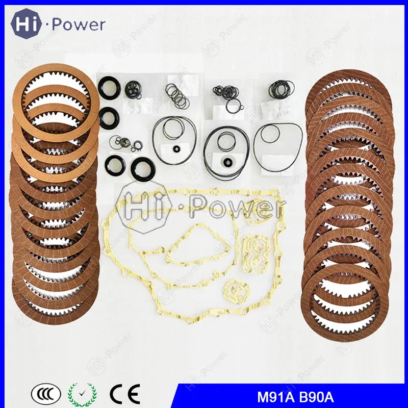 M91A B90A CP1 Auto Transmission Clutch Overhaul Repair Kit Gearbox Friction Plate Disc Repair Kit For HONDA ACCORD Oil Seal