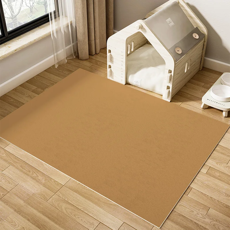 Imagem -06 - Urina Prova Pet Floor Mat Monocromática Pvc Impermeável Tapete Específico do Cão Cerca Cat No-wash Tapete sem Fio Tapetes de Cozinha pé