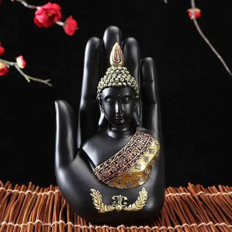 Buda Statue Thailand Buddha Sculpture Resin Hand Made Buddhism Hindu Fengsh