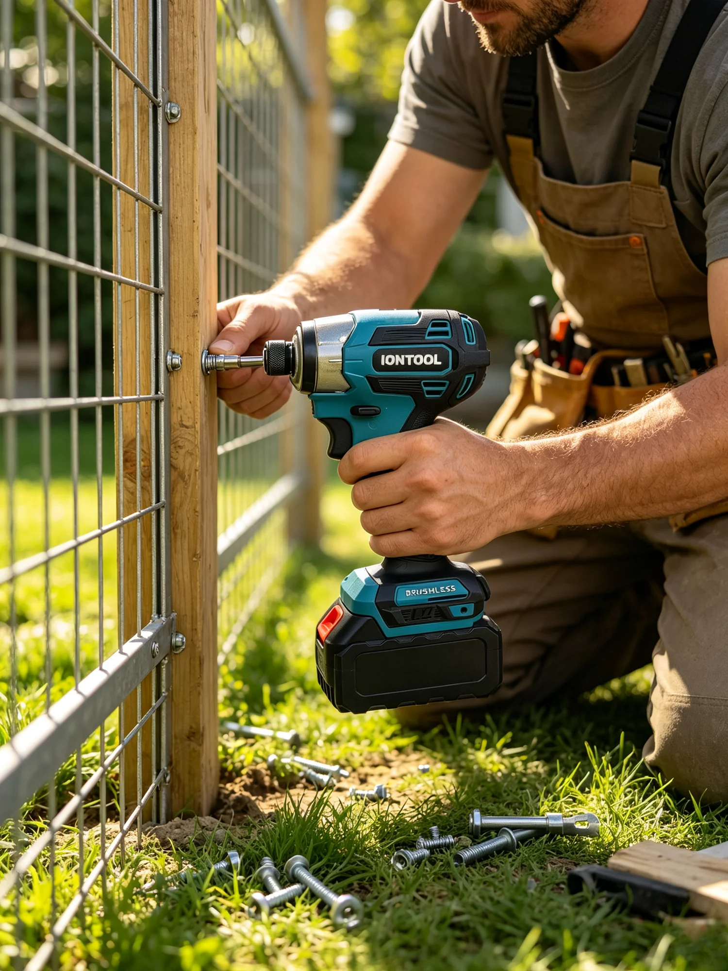 IONTOOL Impact Driver 600W 180N.m Multi-speed Reliable Lightweight Compact Durable For 18V Battery Home Workshop Tool