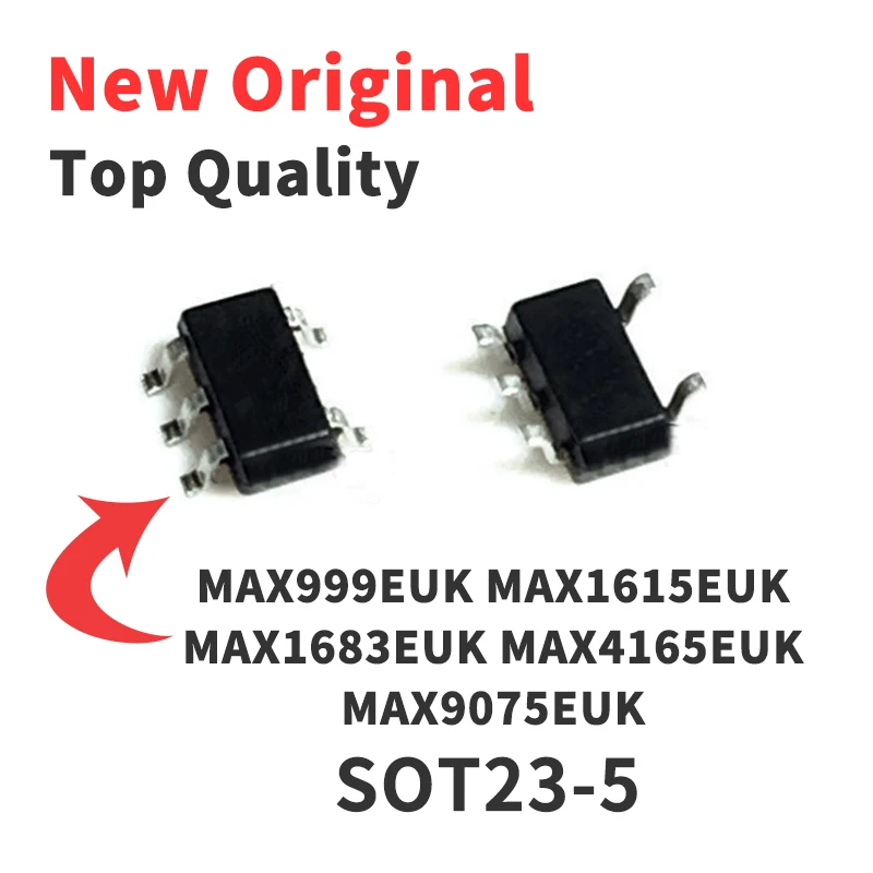 1 Piece MAX999EUK MAX1615EUK MAX1683EUK MAX4165EUK MAX9075EUK SOT23-5 Chip IC New Original