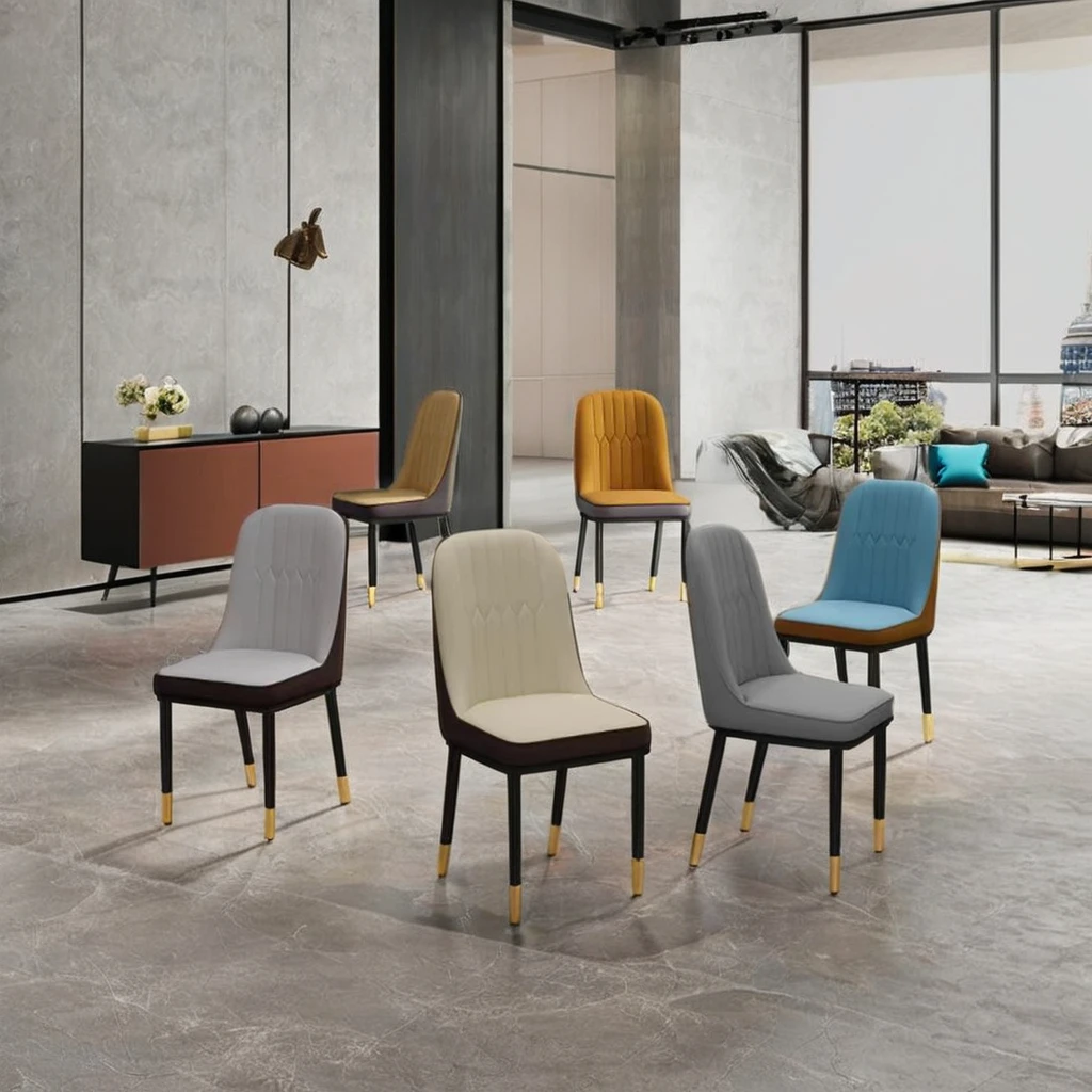 

Modern Design Dining Chairs for Restaurant Dining Room Kitchen Hotel Apartment Villa Home Office Versatile Home Furniture