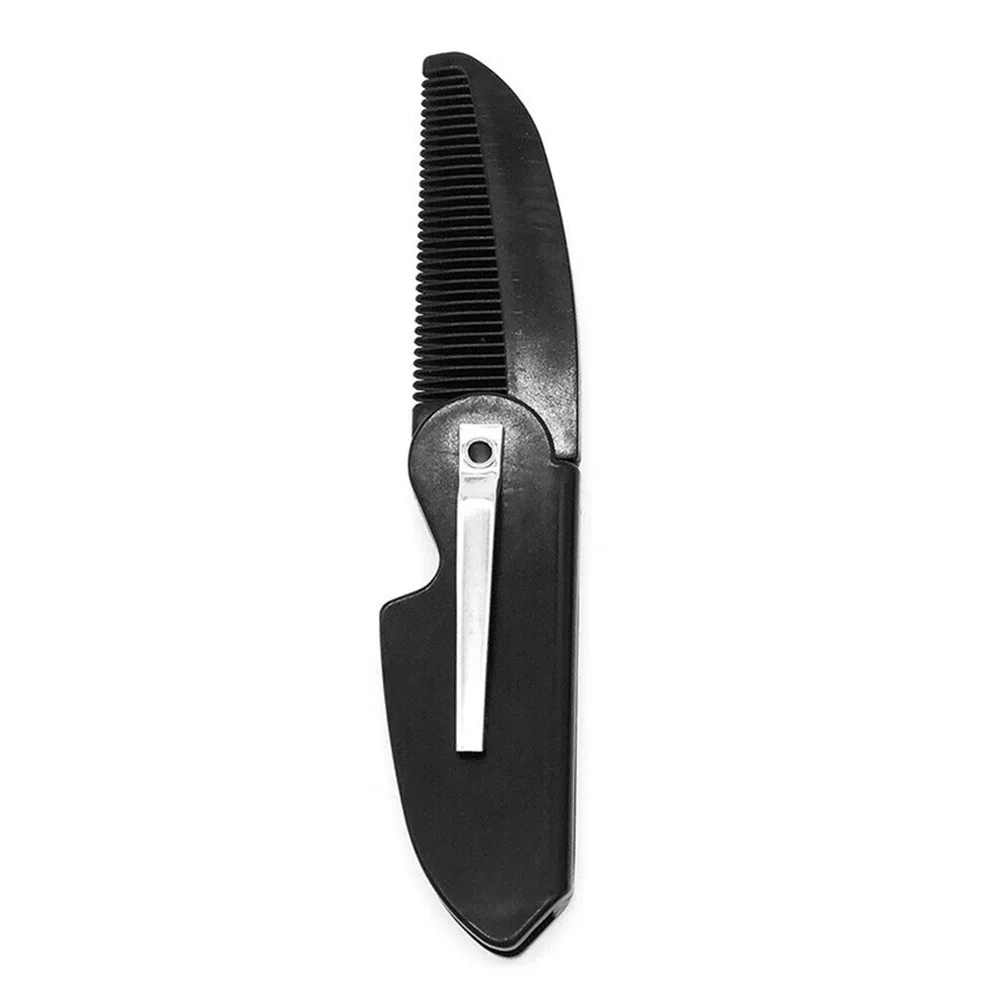 1 Pcs Men Folding Pocket Beard Comb Hair Moustache Styling Comb Folding Beard Comb Beard Hair Moustache Mini Portable