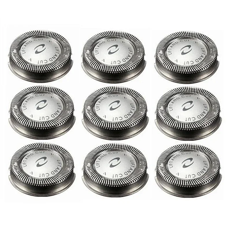 9 Pcs Replacement Shaver Head For  Norelco HQ3 HQ4 HQ55 HQ56 HQ6900 HQ6868 HQ5812 HQ6874 Razor Blade