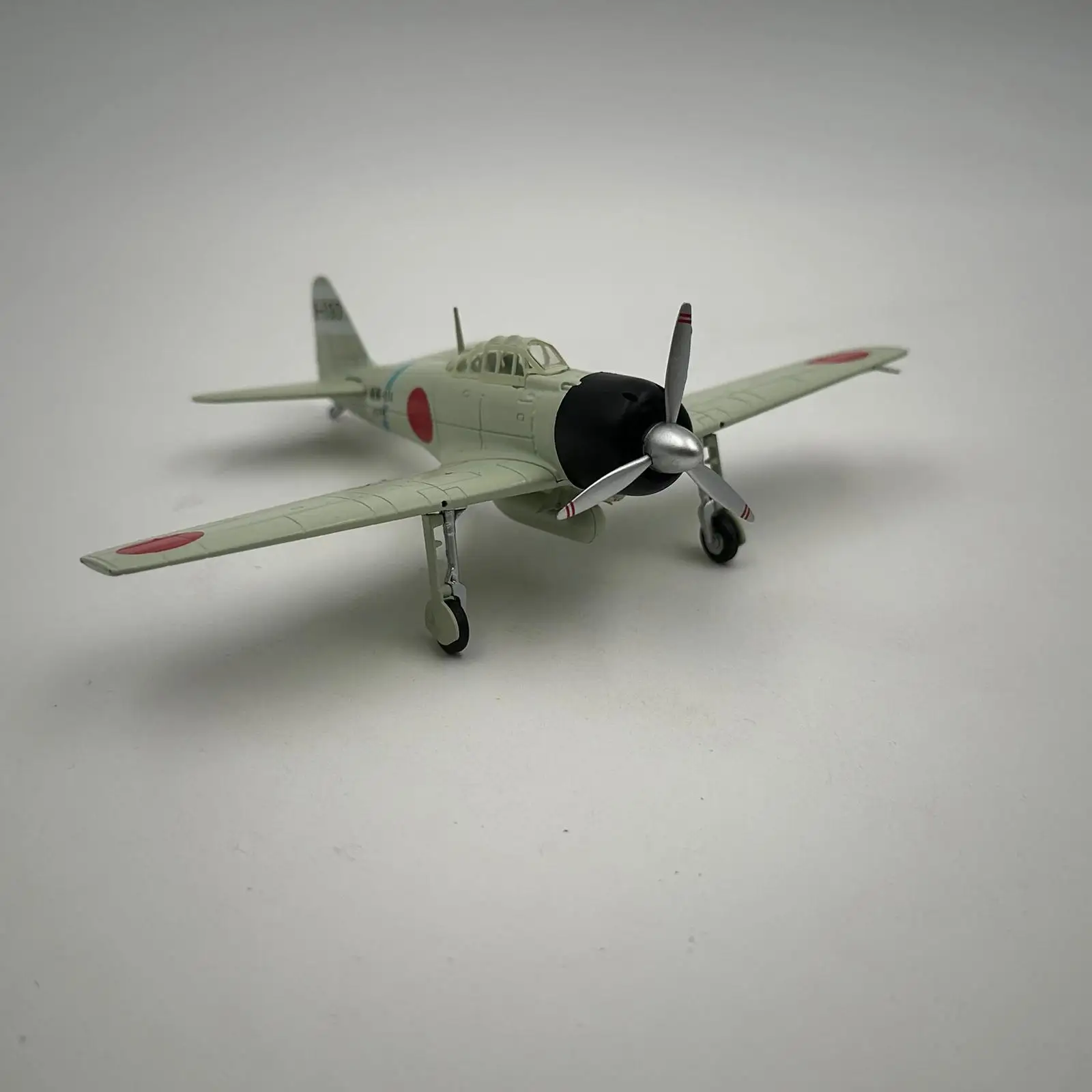 1/72 Diecast Alloy Model Single Wing Aircraft Miniature with Stand for Retro Decor Gift Hobby