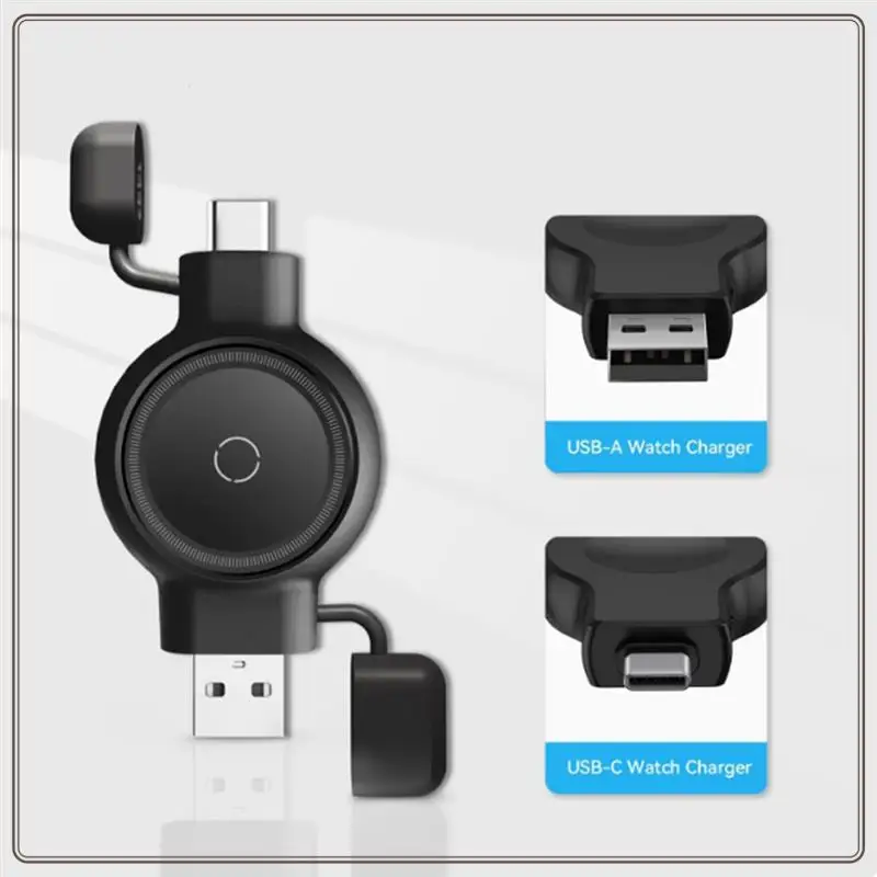 شاحن لاسلكي للساعة المغناطيسية 2 في 1 موثوق به لشاحن لاسلكي للساعة 2 في 1 شاحن لاسلكي مغناطيسي، 2 في 1 مغناطيسي