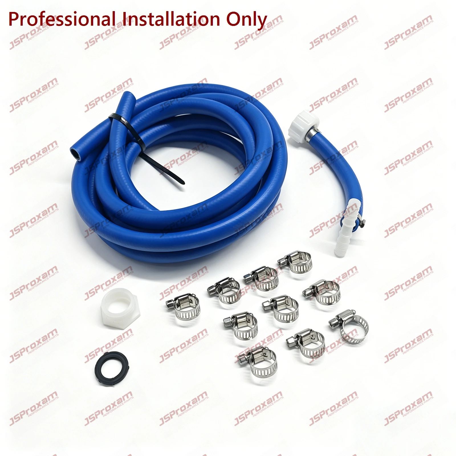 Atlantis For Kawasaki Flush Kit Blue Color Matched 3/8 Water Hose Kit A2500XBL
