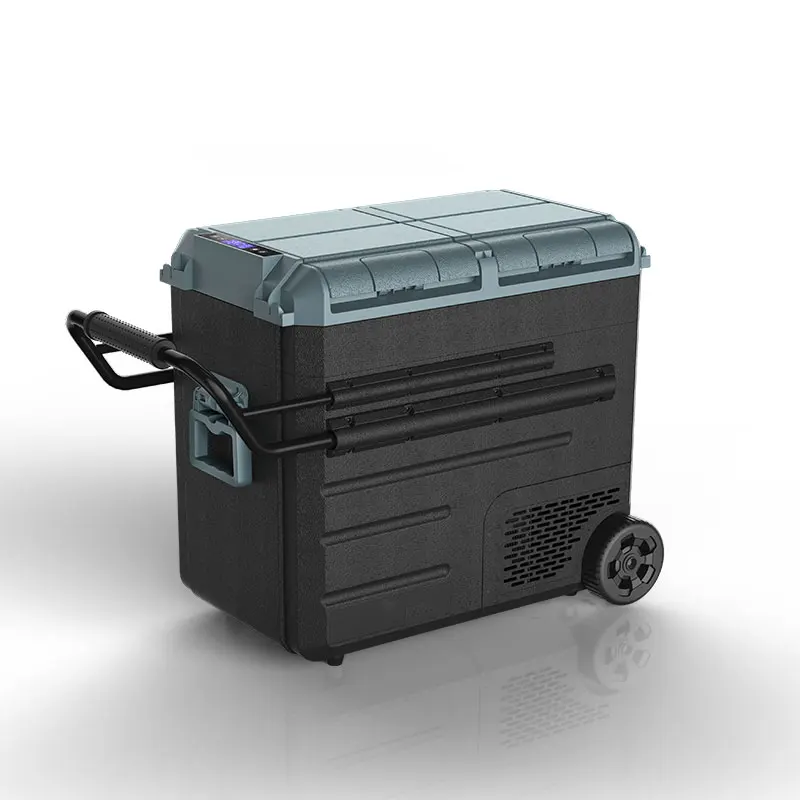 

WEG65 58L Portable Vehicle Refrigerator 12V/24V/AC100~240V with Wheels and Low Noise for Outdoor Event