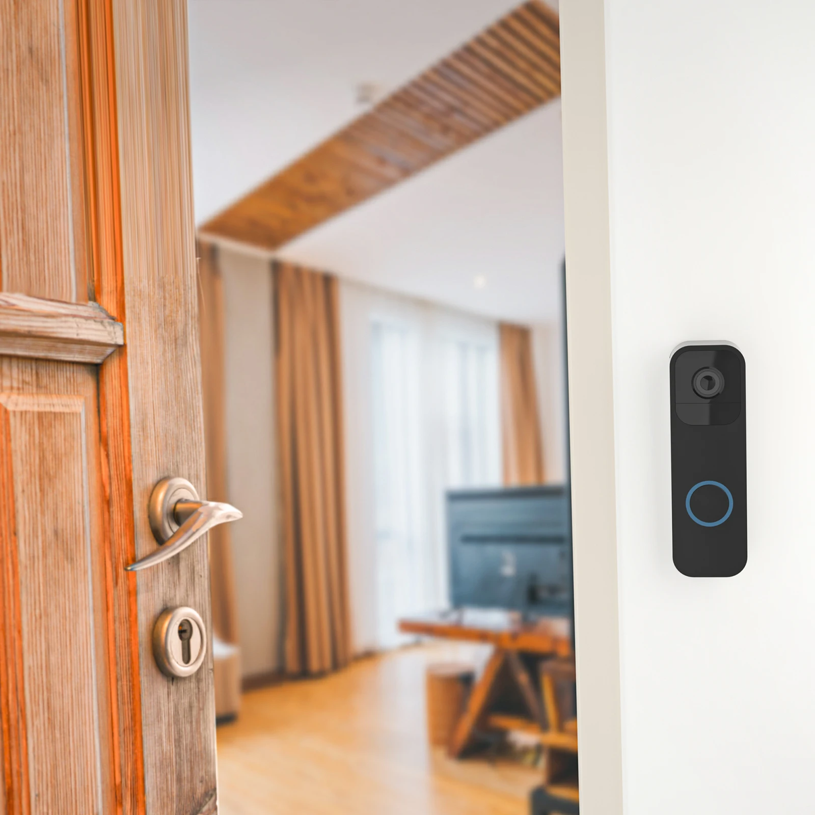 35° View Wall Plate Holder for Blink Video Doorbell,Stylish Sturdy Durable Doorbell Bracket,No Drilling VHB Tape Install