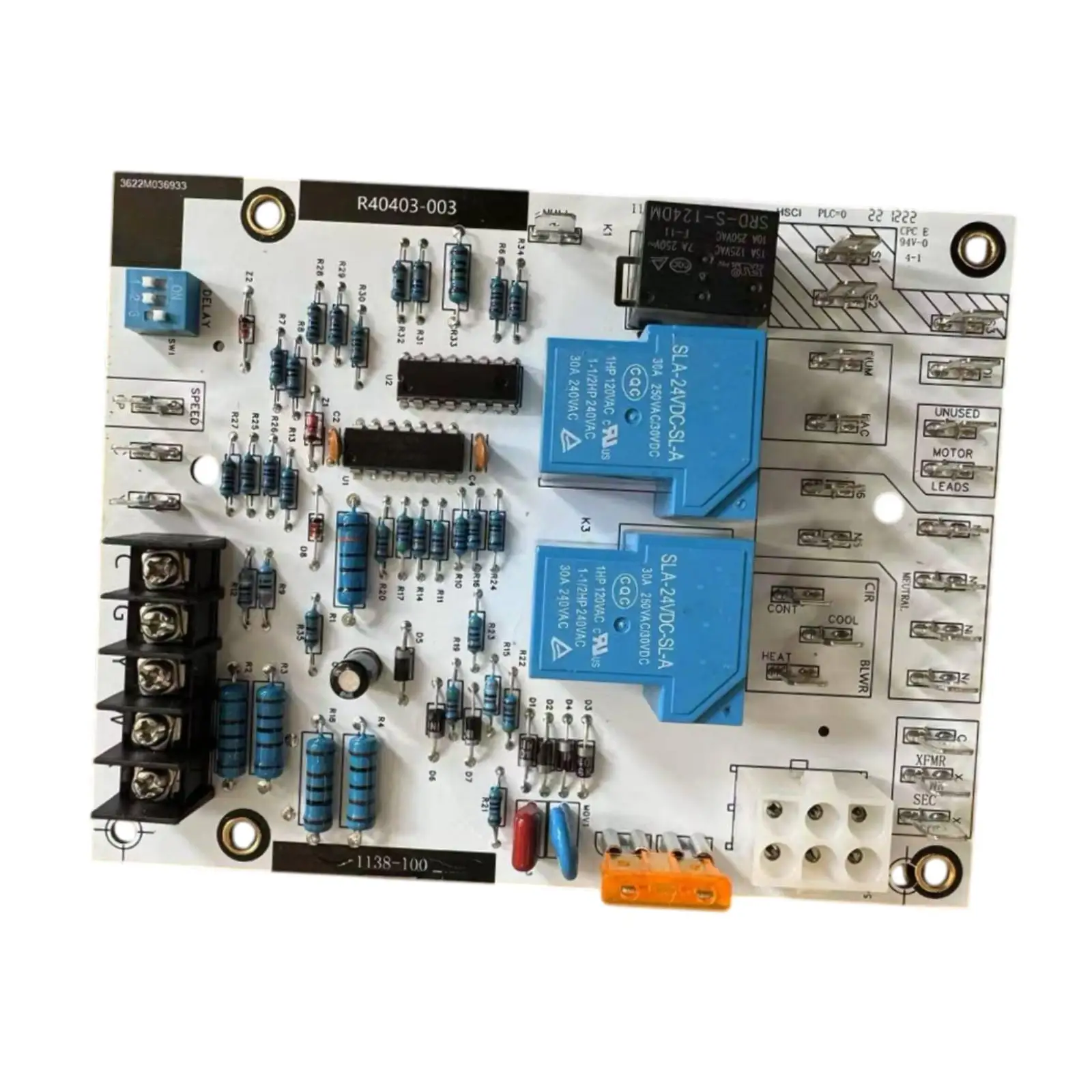 Placa de circuito del ventilador del horno Tablero de control del ventilador del manipulador de aire para 20054502