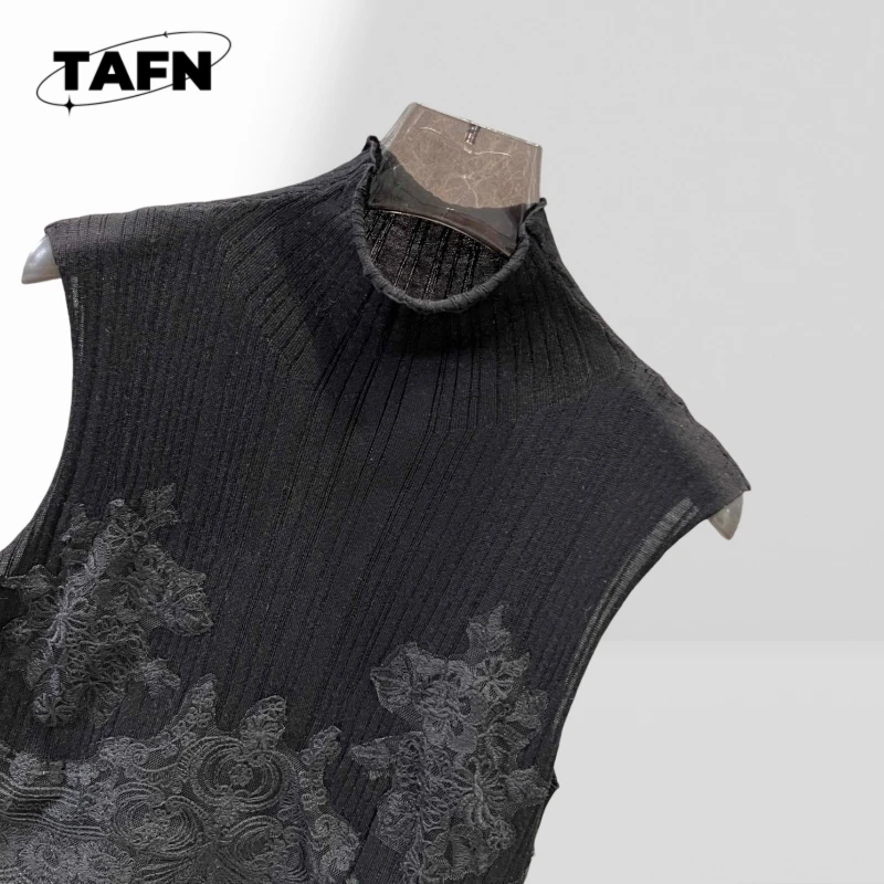 Con cordones Textura avanzada Hermosa Moda simple Hermosa y acogedora chaqueta con chaleco aislante para mujer para mayor calidez y comodidad AD3007