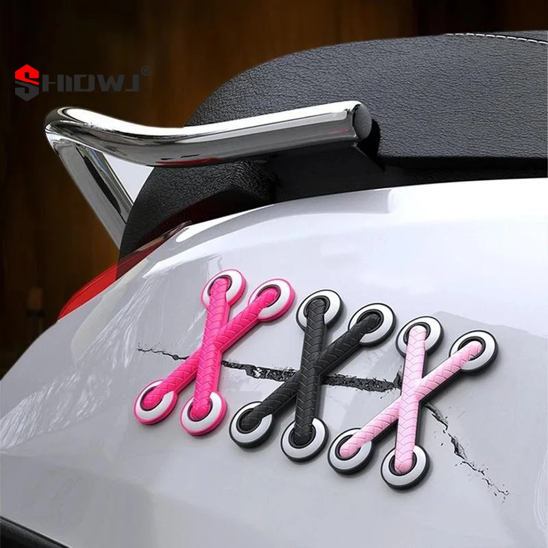 

Unit Witty 3D Mock Band-Aid наклейка Bootlace мотоцикл наклейка авто кузов царапины орнамент наклейка