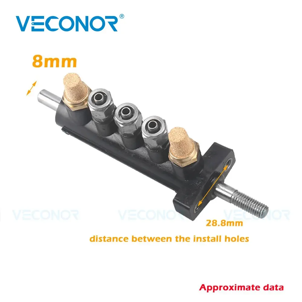 Válvula de Pedal de cinco vías para Control de aire, máquina cambiadora de neumáticos, interruptor de válvula de control de cilindro, piezas de