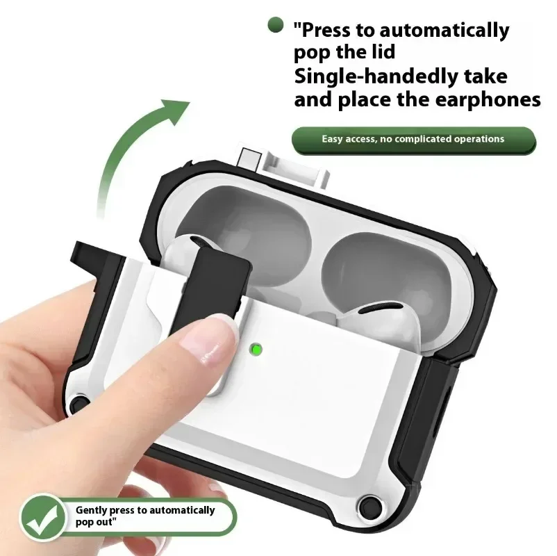 

New Switch Case for Airpods Pro 2 PC TPU Protective Case Anti-fall Shokcproof for Airpods Pro 2 Durable Wireless Earbuds Cover