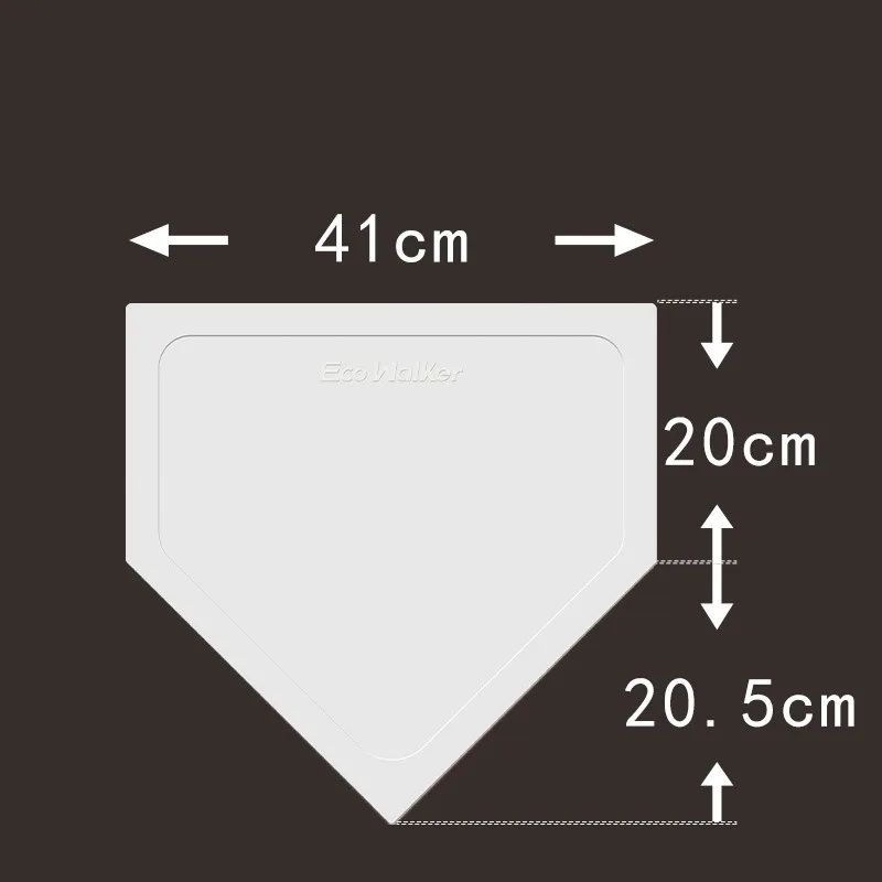 

1 Pc 2.3mm Thick TPE Baseball Training Pad Cement Floor Rubber Field Wear-resistant Non-slip Softball Plate Baseball Accessory