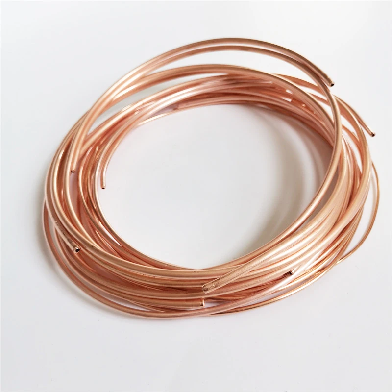 10meters/lot T2 Red Copper coil 2/3/4/5mm Copper tube Air Conditioning Copper Pipe Soft  Tube 99.9% DIY Cooling