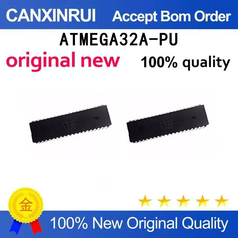 

(5-100 pieces)ATMEGA32A-PU ATMEGA32A DIP-40 microcontroller microcontroller AVR 32K flash memory chip