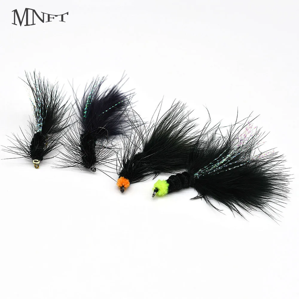 MNFT Mixed 8Pcs Woolly Bugger Streamers Fishing Flies For Steelhead Pike Bass Rainbow Trout Fish Lures Bait