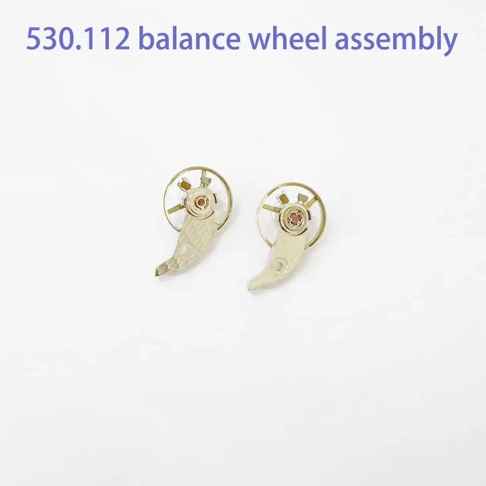 ملحقات الساعة مجموعة عجلة التوازن مناسبة لأجزاء إصلاح ساعة الحركة 530.112 530.622